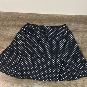 Dona Jo Polka Dot Flirty Skort Size 1